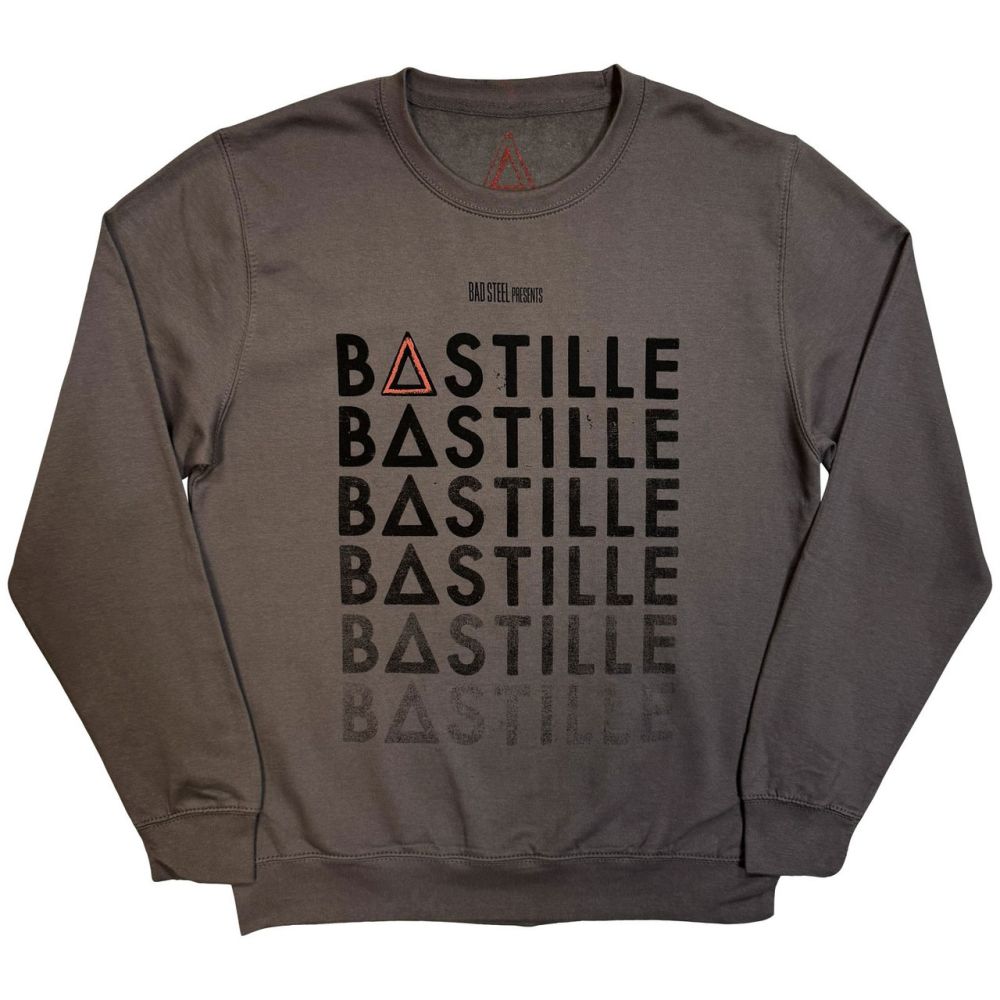 Bastille - Repeat Logo Sweater - Grey
